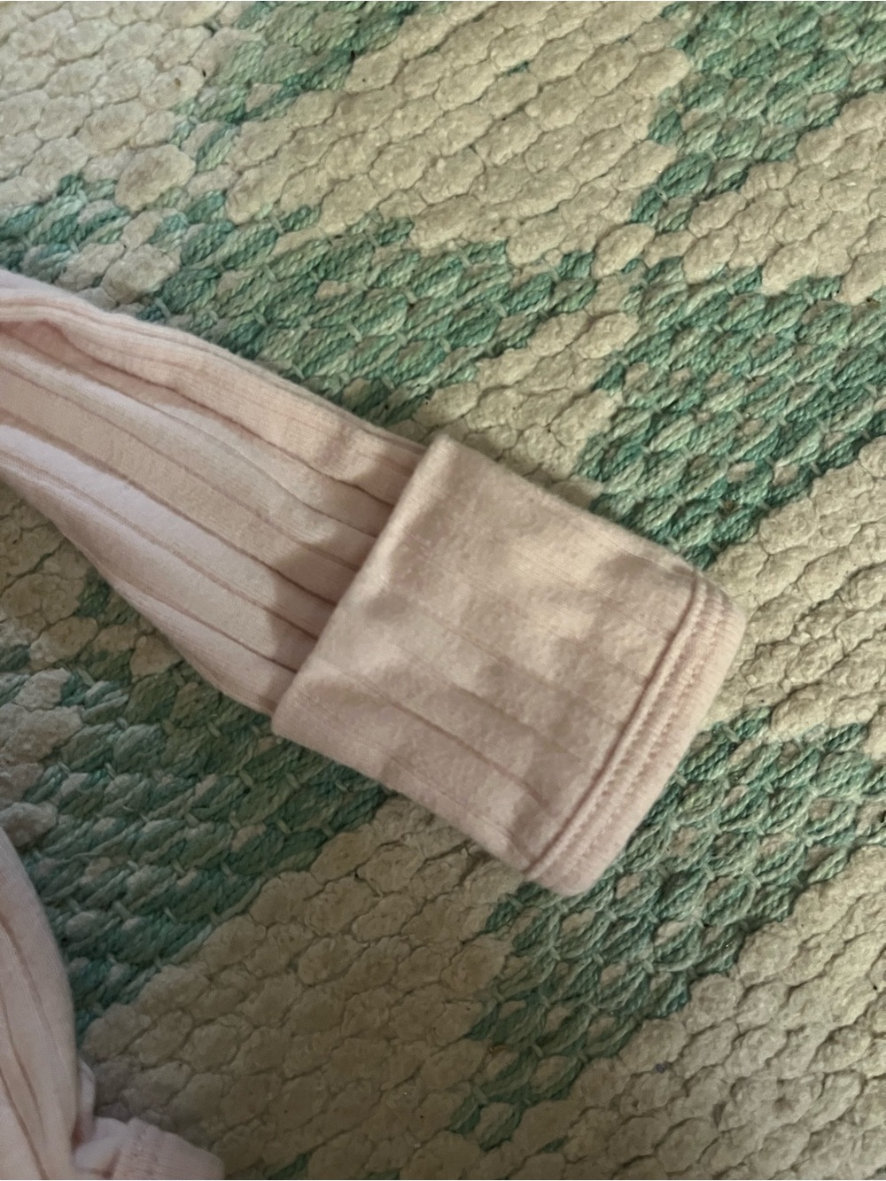Carter's Light Pink Ribbed Leggings and Long-Sleeve Bodysuit Set - Picture 3 of 3